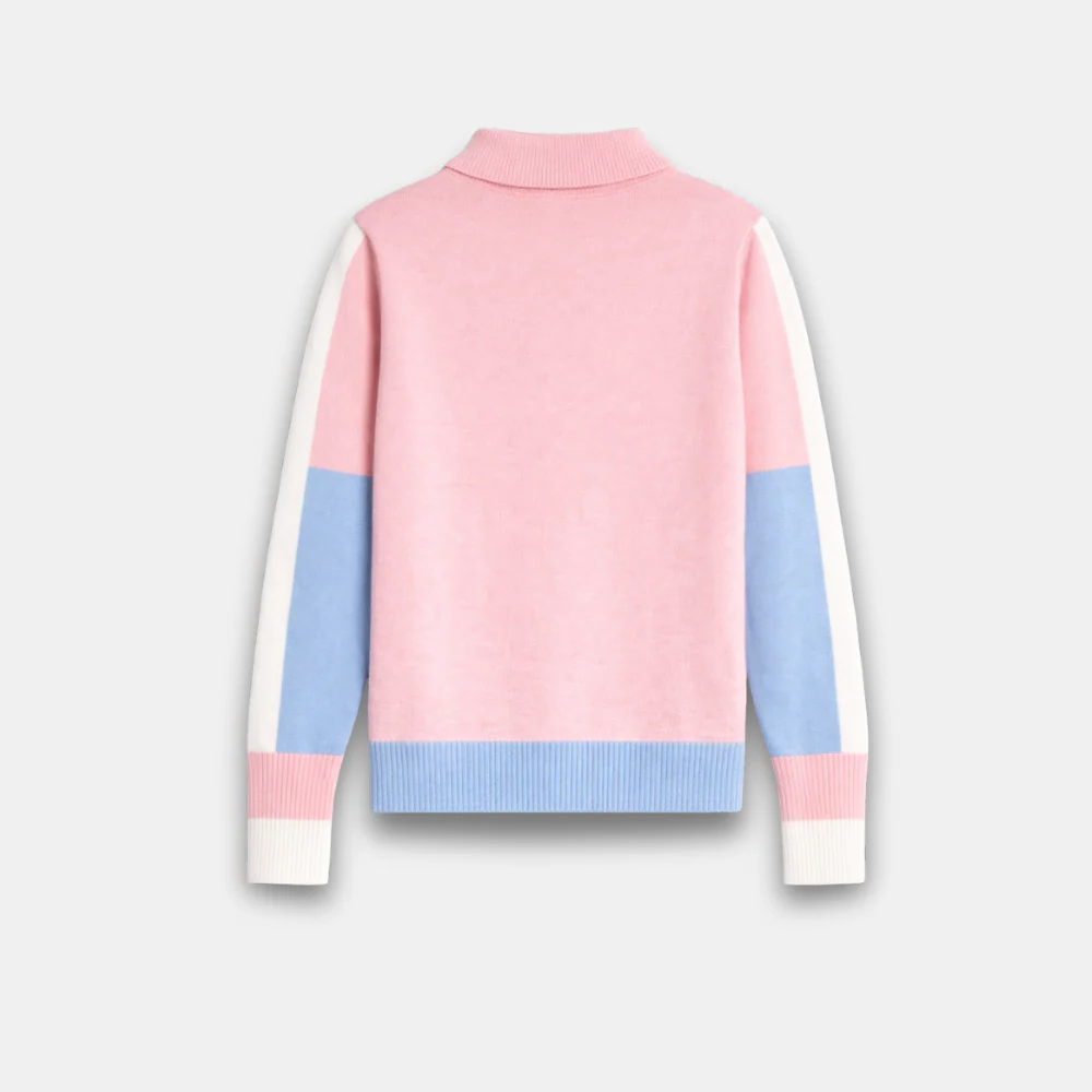 Alpine Scene Half-Zip Sweater