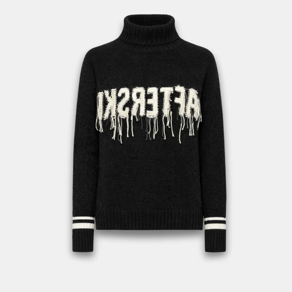 Après Noire Fringe Turtleneck - Black Edition