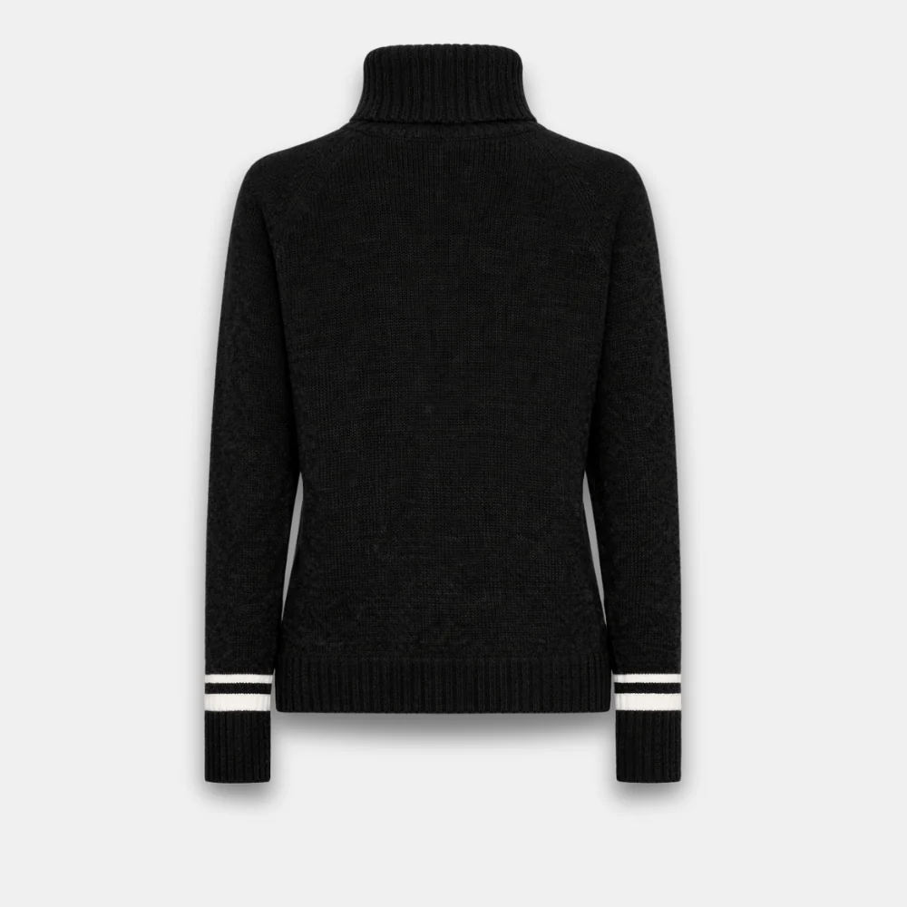 Après Noire Fringe Turtleneck - Black Edition