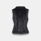 Midnight Aspen Fur Vest