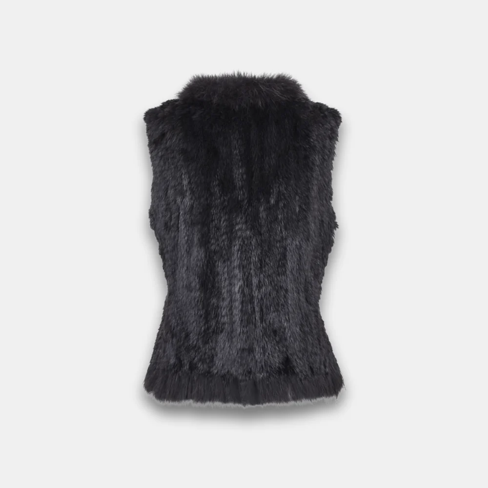 Midnight Aspen Fur Vest